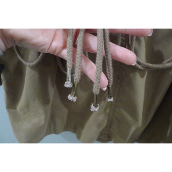 Diesel Anorak Jacket With Lace Up Back Detail - Green XS - Picture 10 of 15